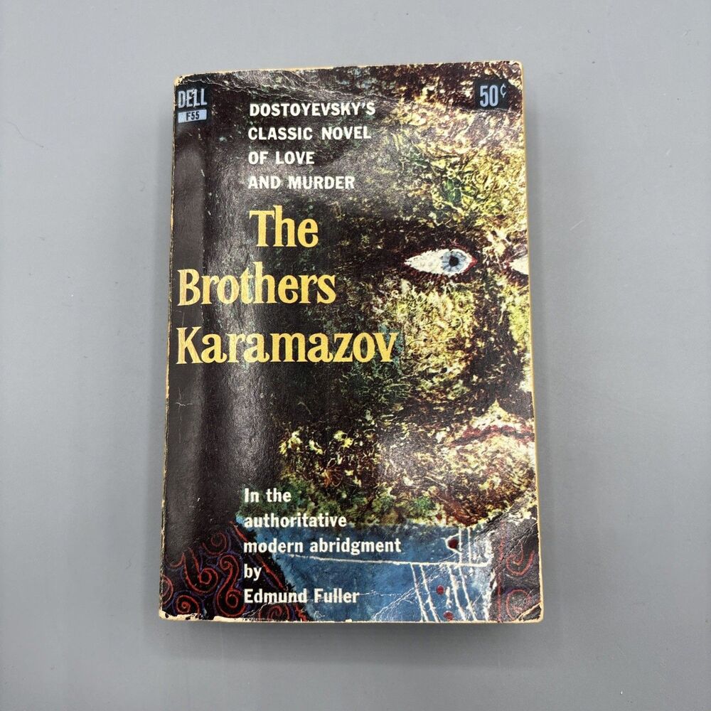 Vintage The Brothers Karamazov Paperback (Dell F55) Abridged by Edmund Fuller